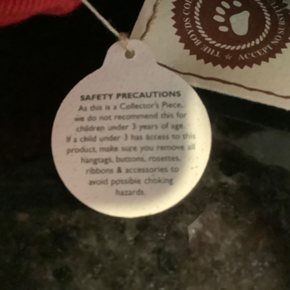 Boyds Bears T.D. Gridiron #917374 Tags Attached 11" with Football - Picture 9 of 9